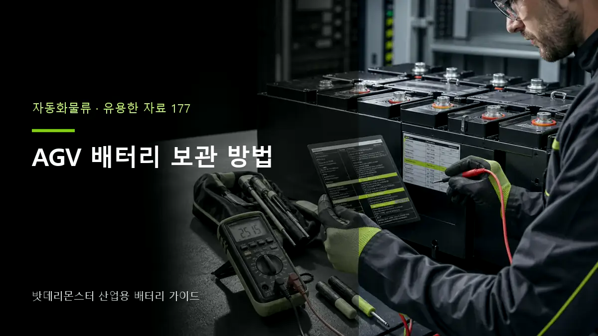 AGV 배터리 보관 방법 대표 썸네일