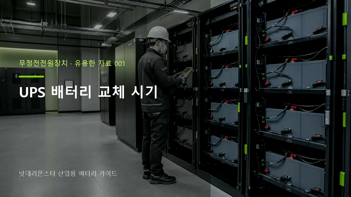 UPS 배터리 교체 시기 대표 썸네일