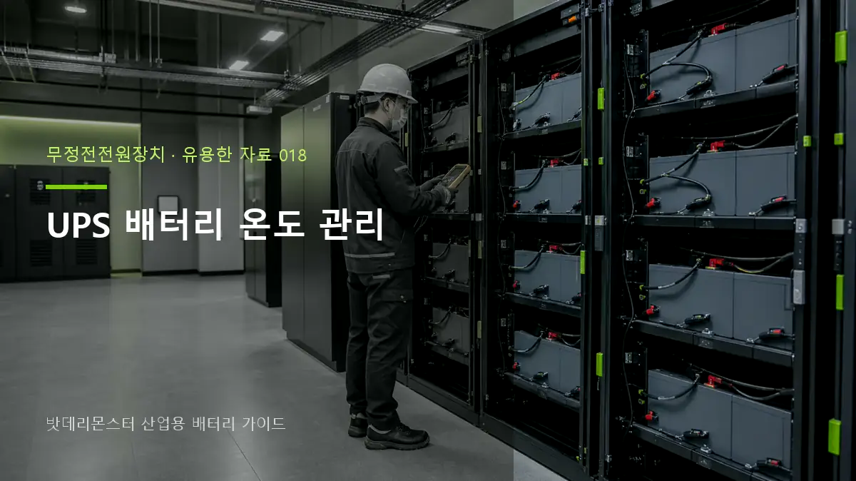UPS 배터리 온도 관리 대표 썸네일