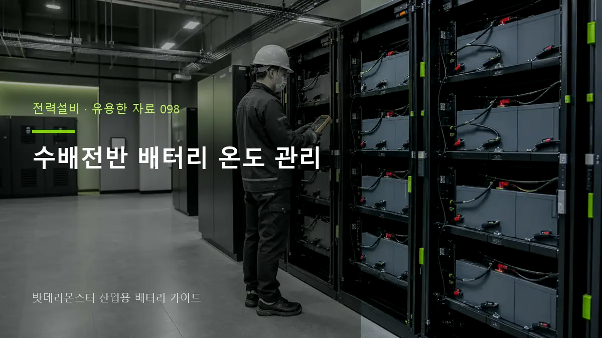 수배전반 배터리 온도 관리 대표 썸네일