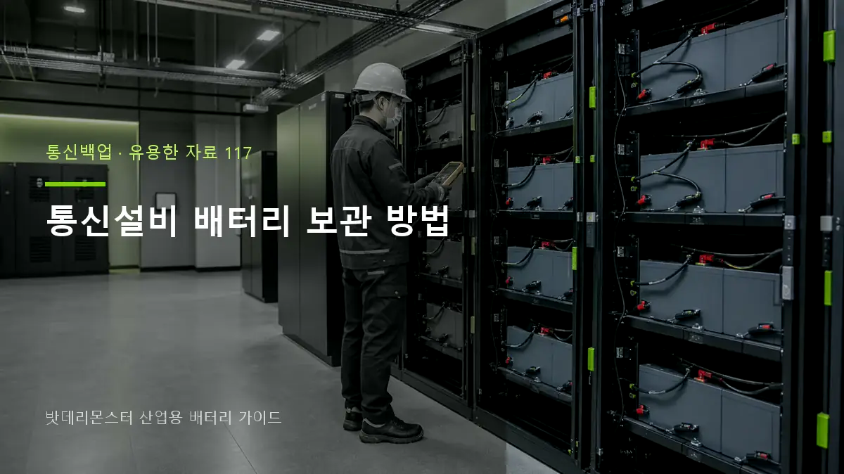 통신설비 배터리 보관 방법 대표 썸네일