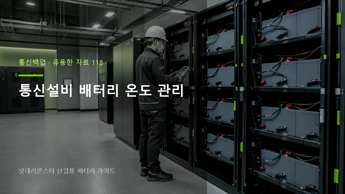 통신설비 배터리 온도 관리 대표 썸네일
