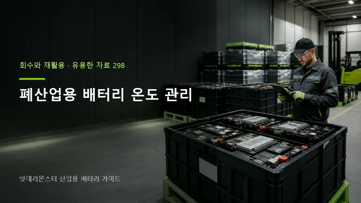 폐산업용 배터리 온도 관리 대표 썸네일